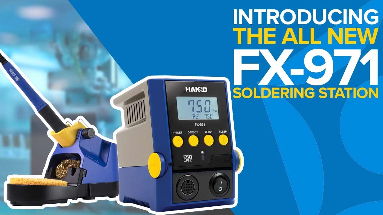 Trạm Hàn Hakko FX-971- Trạm hàn điện tử thông minh công suất cao 100W Trạm Hàn Hakko FX-971- Trạm hàn điện tử thông minh công suất cao 100W
